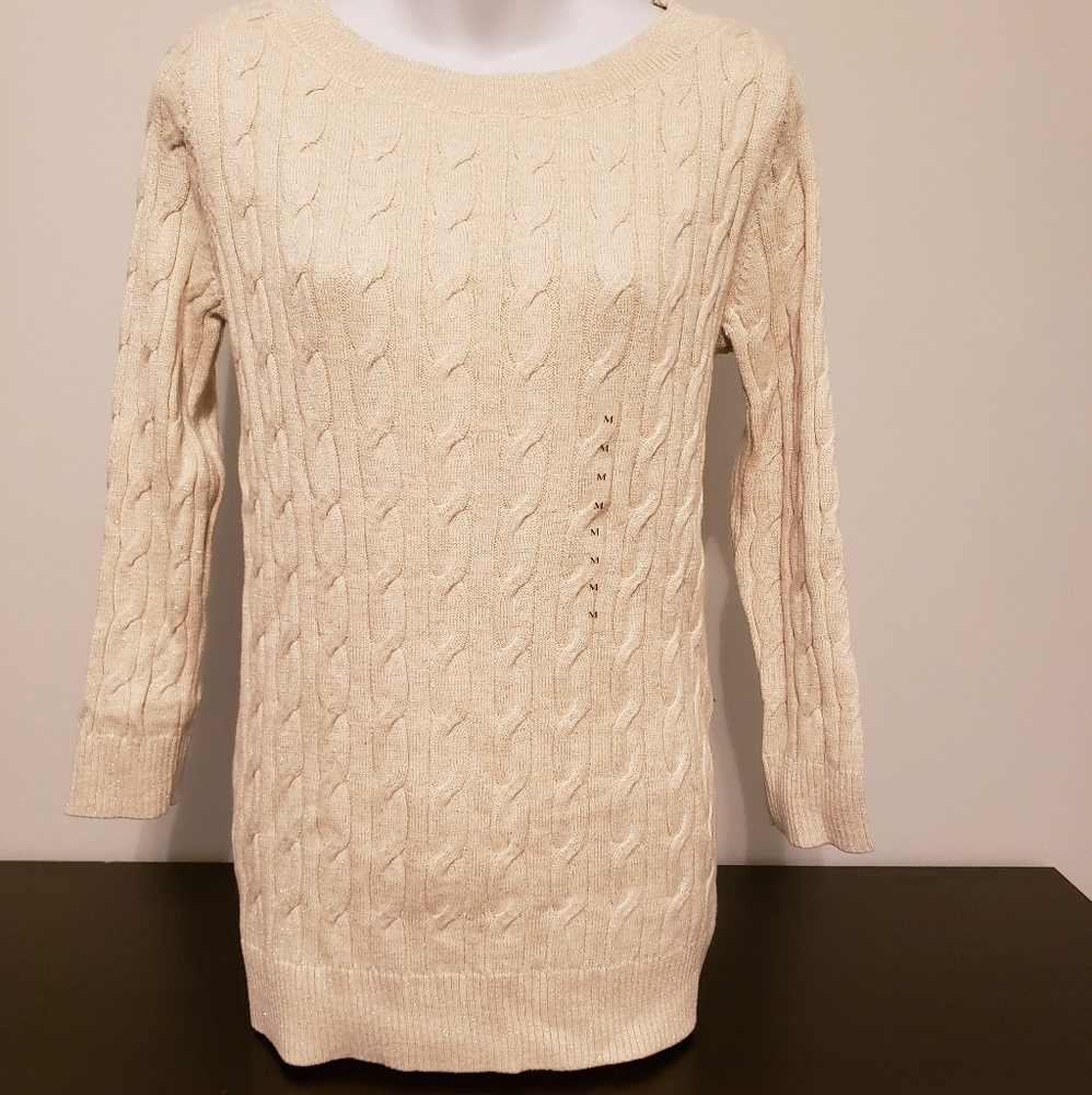 NWT Loft Cable Knit Sweater